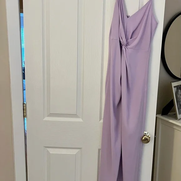 Amanda Uprichard Ellie Maxi Dress in Lavender